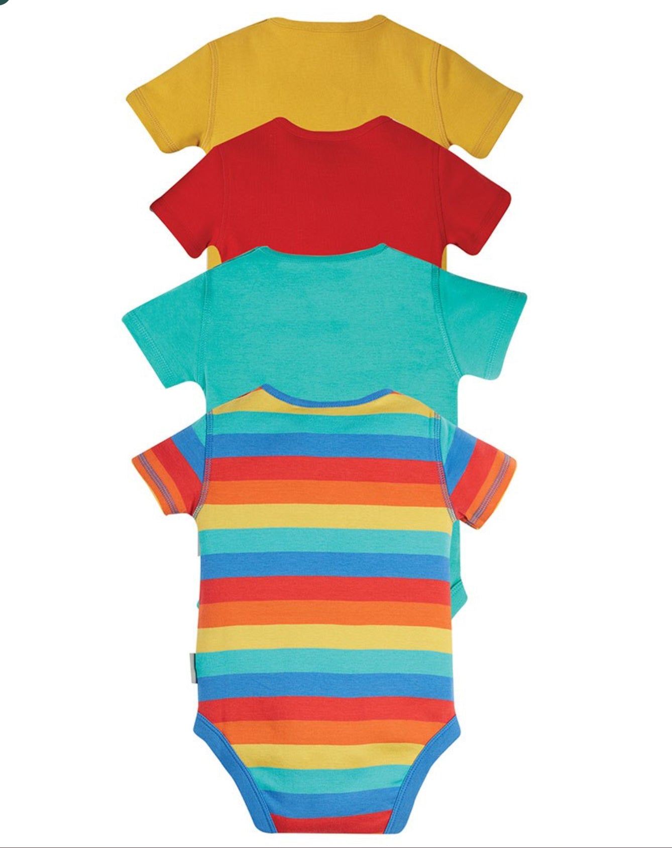 Frugi Over The Rainbow 4 Pack Body Tops
