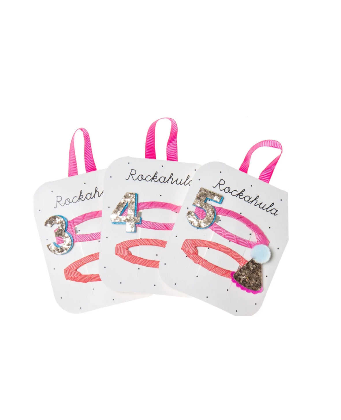 Birthday Glitter Clip Set