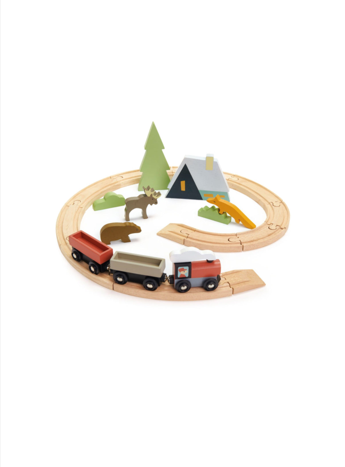 Tender Leaf  Toys Treetops Train Set Wooden Toy