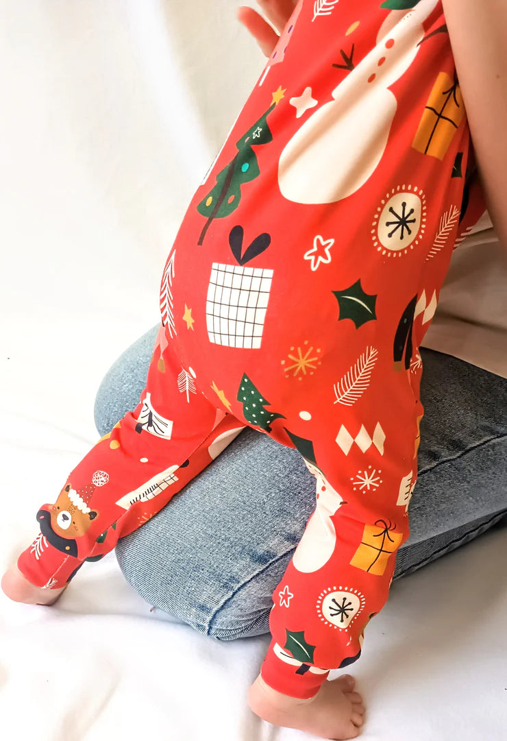 SALE Christmas Party Red Romper from Freckles & Daisies