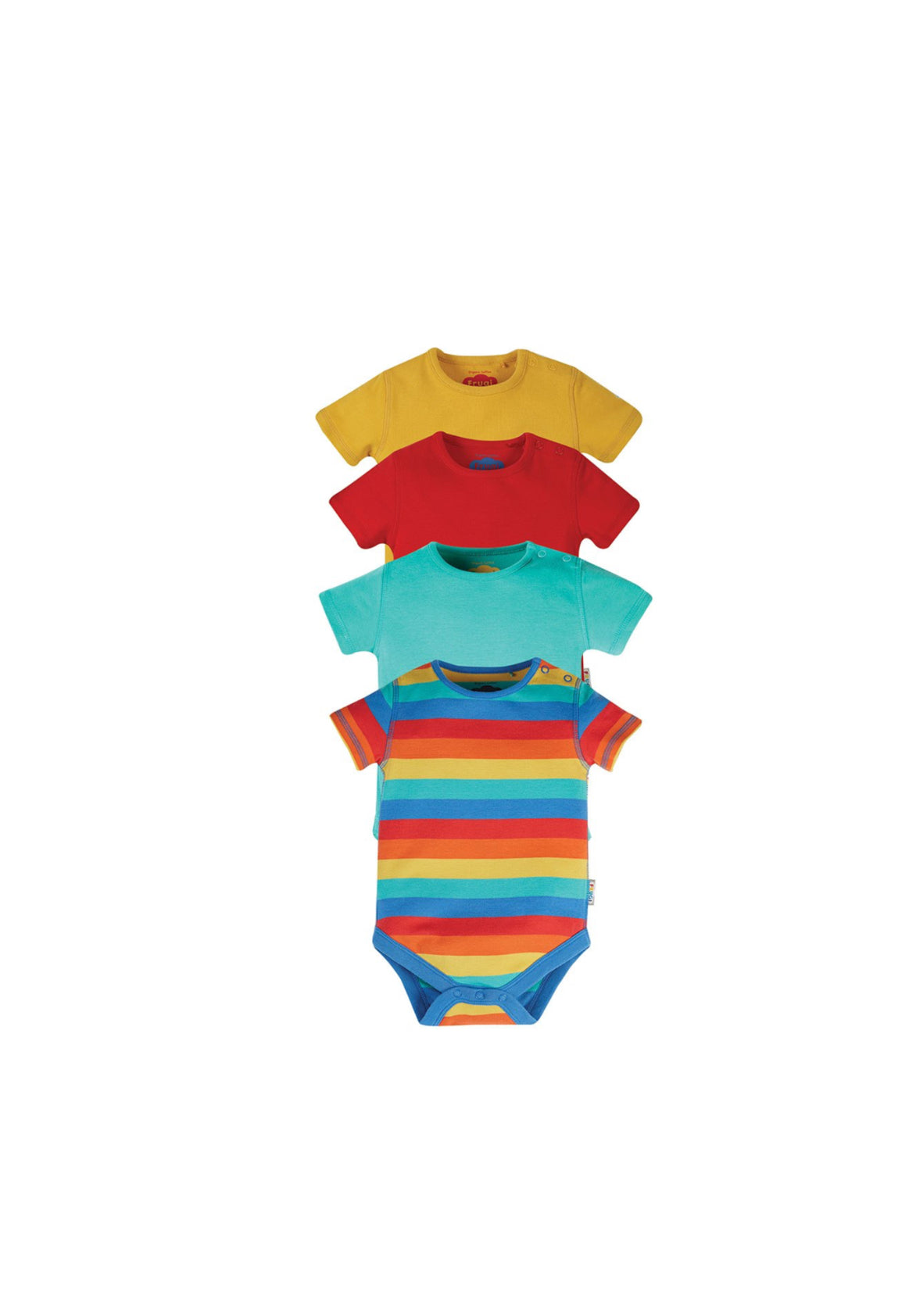 Frugi Over The Rainbow 4 Pack Body Tops