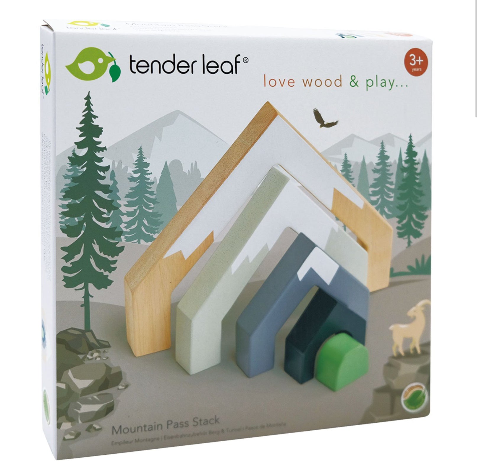 Tender Leaf Mountain Pass Stack Wooden Toy