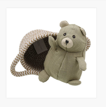 Wilberry Toys Little Bear Pets in a Basket  Toy