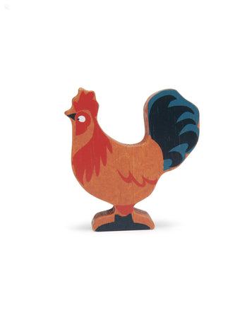 Tenderleaf Toys Farmyard Rooster Wooden Toy