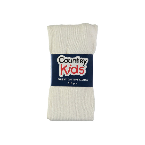 Ivory Cotton Rich Tights from Country Kids