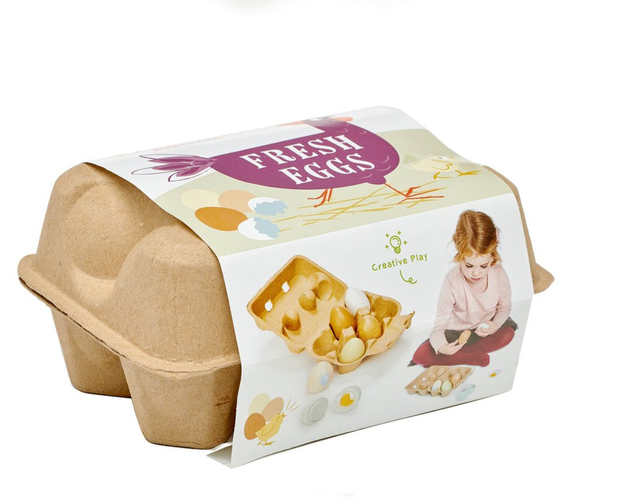 Tenderleaf Toys Wooden Eggs Toy