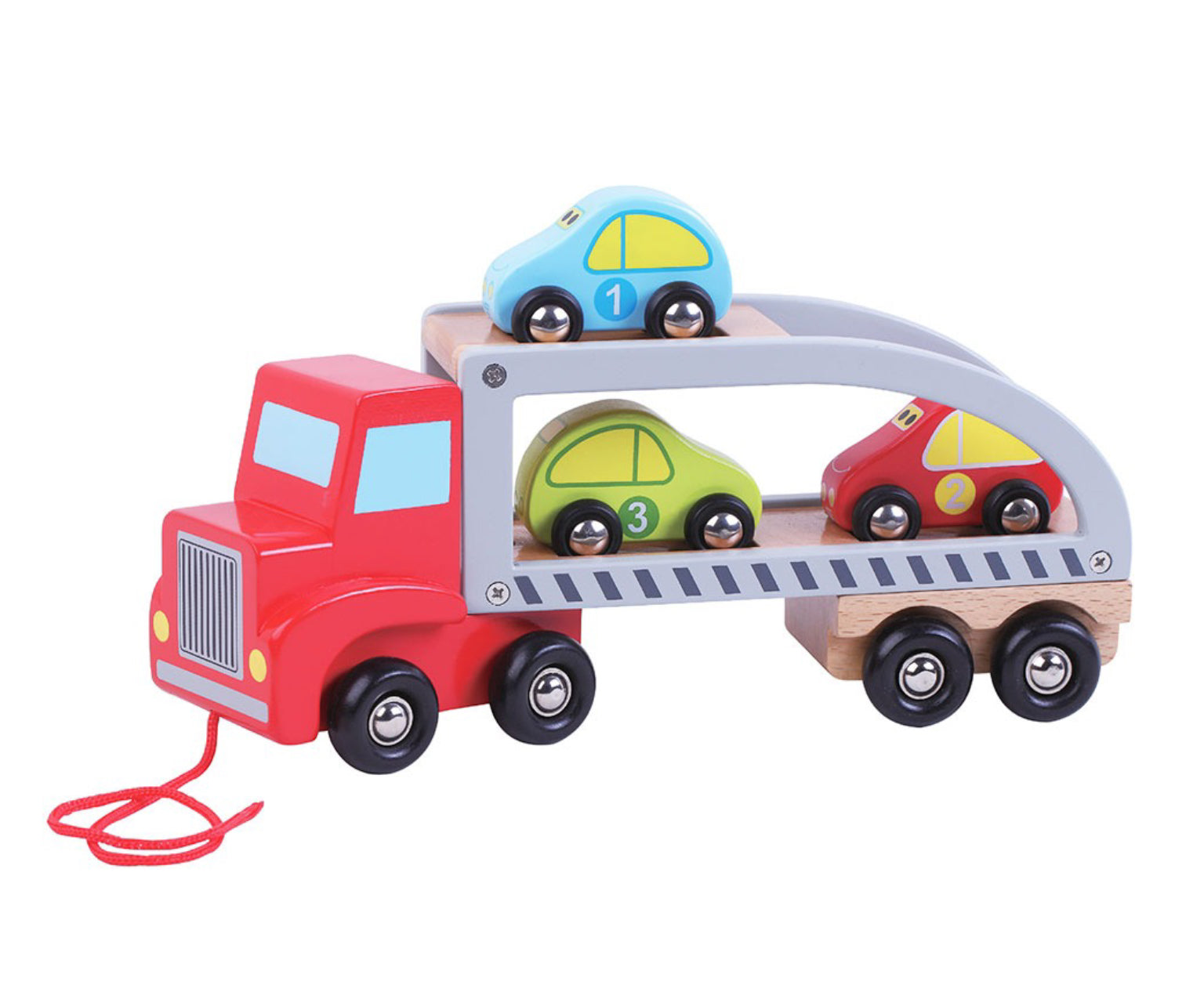 Jumini Wooden Car Carrier Toy