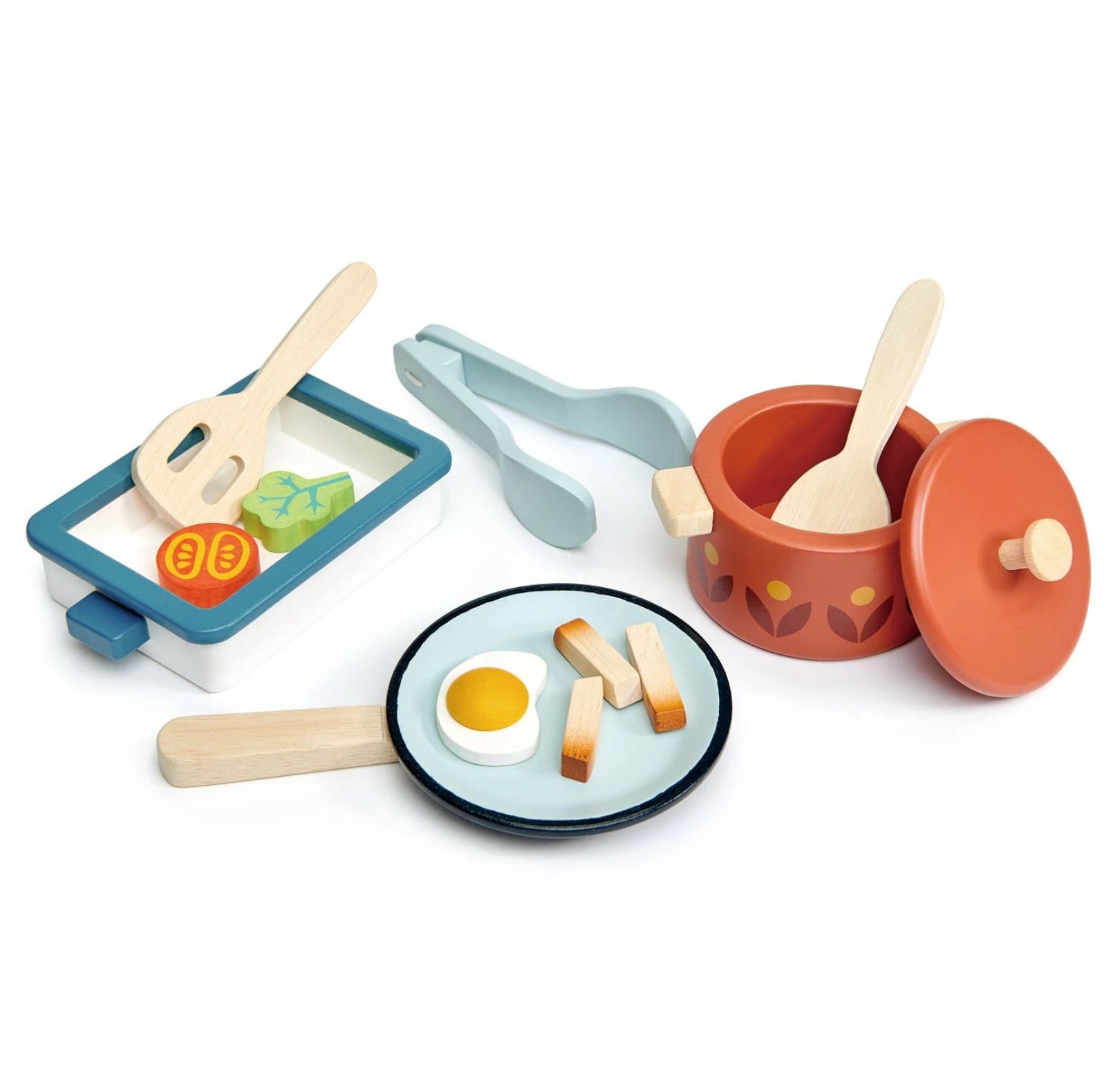 Tenderleaf Toys Pots and Pans Wooden Toy