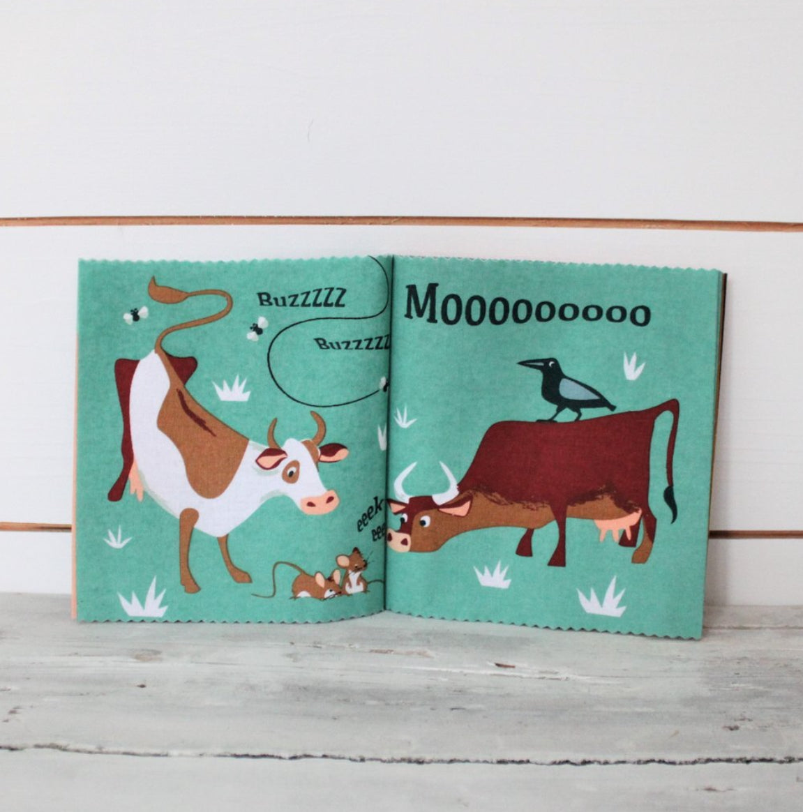 The Noisy Farmyard Cloth Book  from Thread Bear