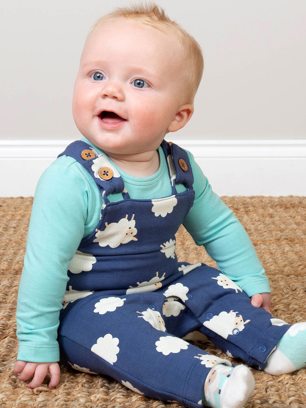 Kite Sheepy Clouds Dungarees SALE