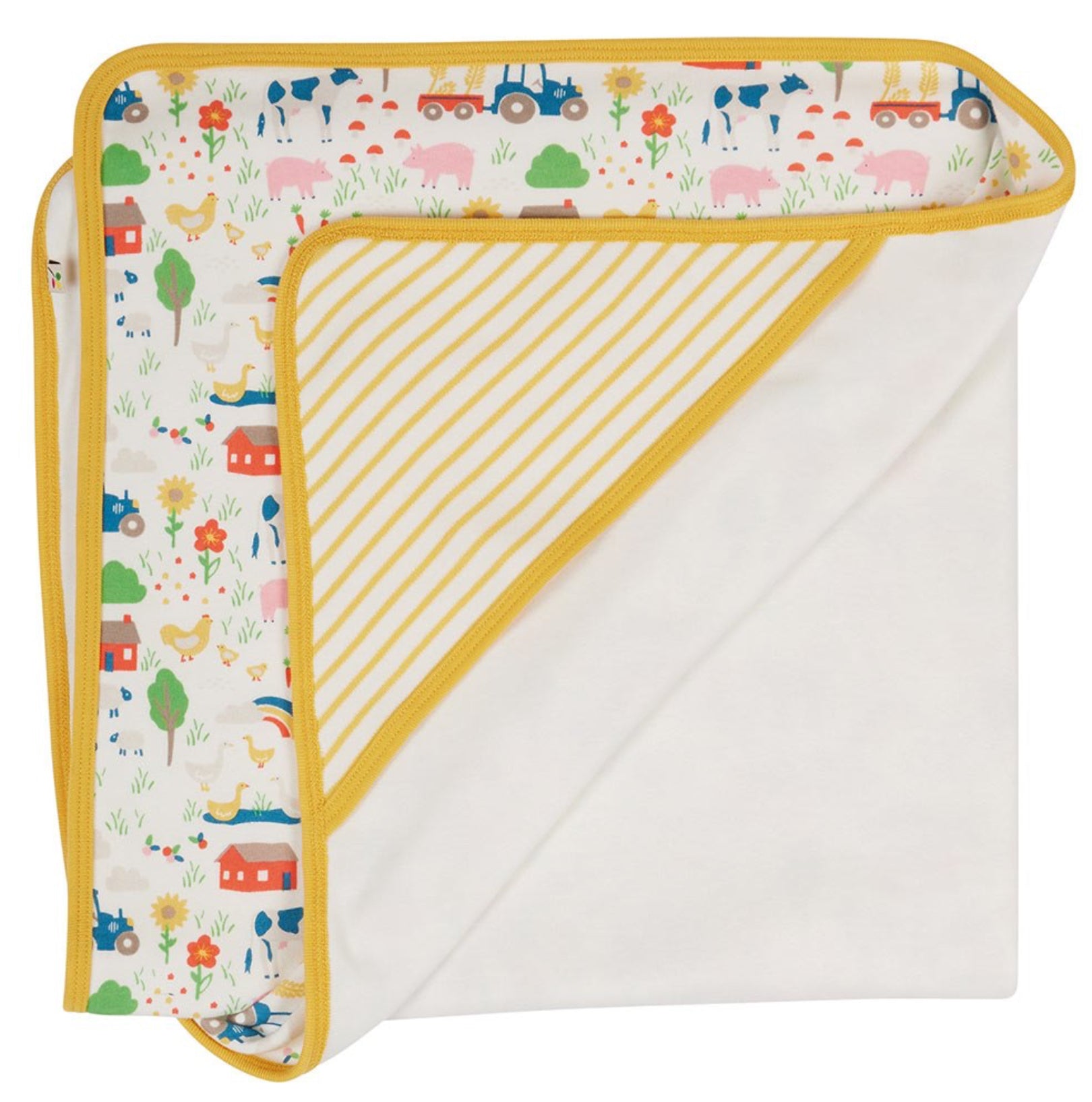 Frugi Little Hug Cuddle Wrap Blanket Life at the Farm